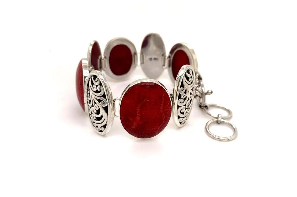Expression Bracelet- Coral