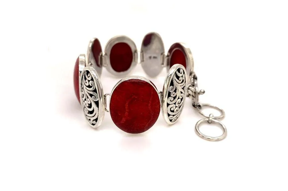 Expression Bracelet- Coral