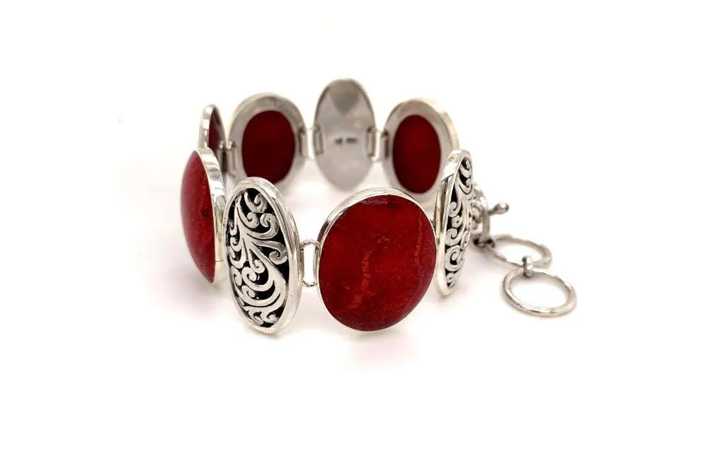 Expression Bracelet- Coral