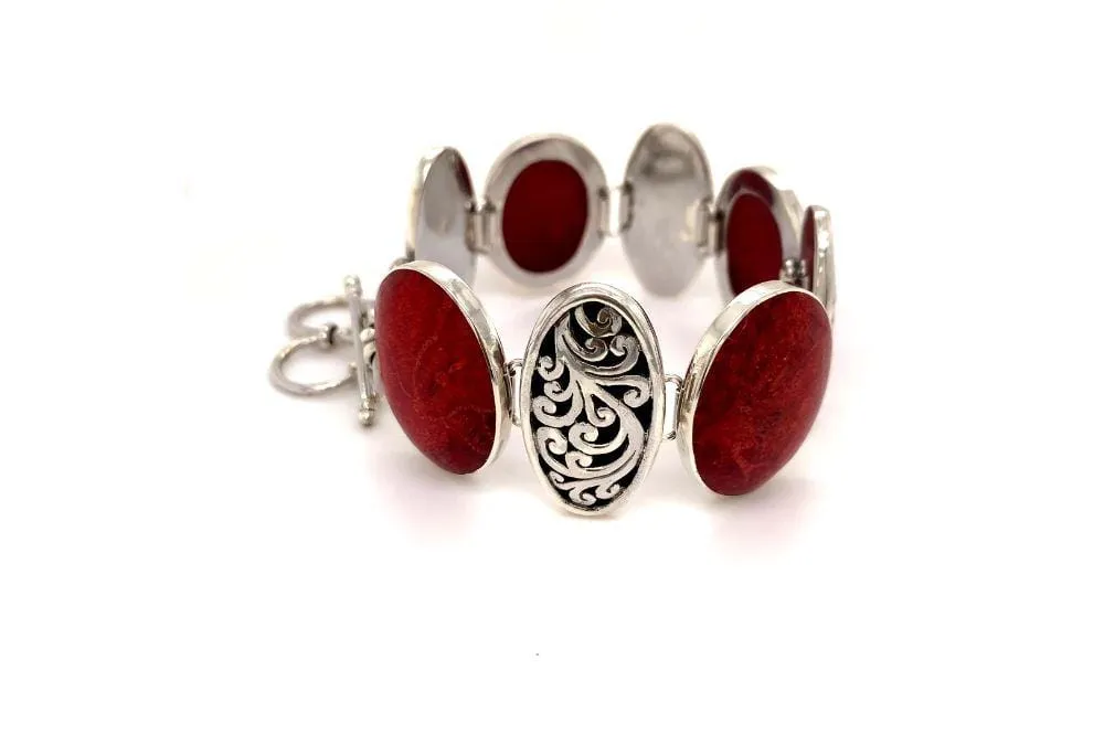Expression Bracelet- Coral