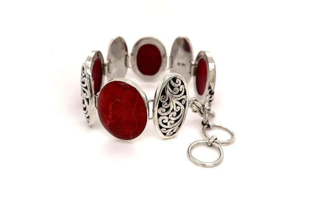 Expression Bracelet- Coral
