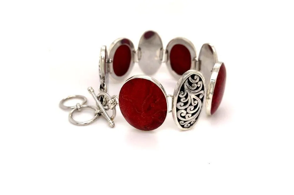 Expression Bracelet- Coral