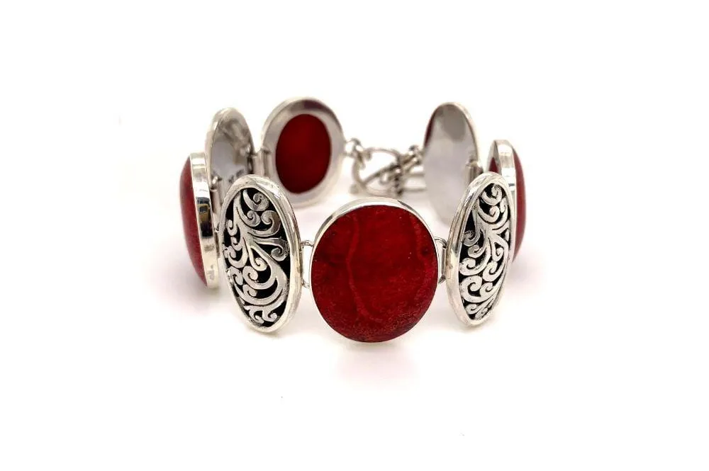 Expression Bracelet- Coral