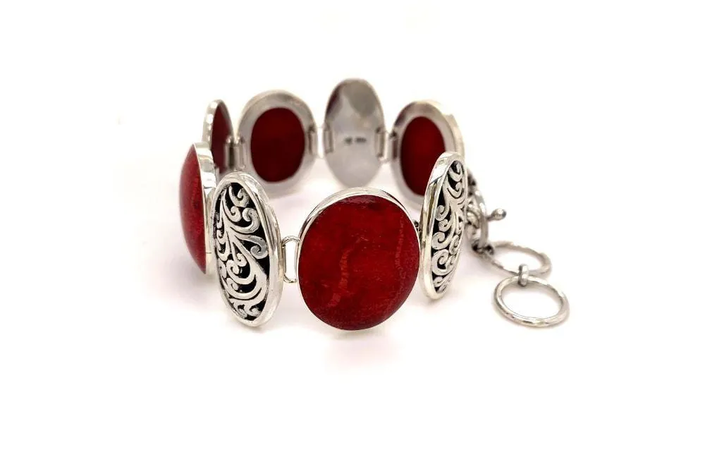 Expression Bracelet- Coral