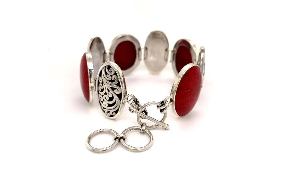 Expression Bracelet- Coral