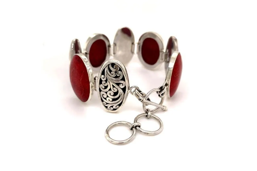 Expression Bracelet- Coral