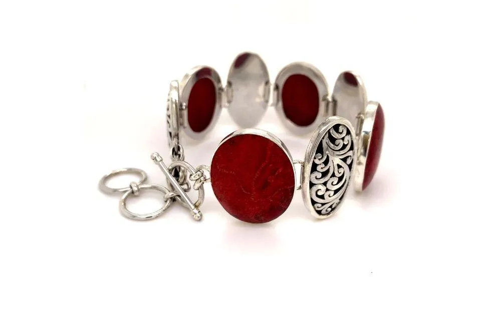 Expression Bracelet- Coral