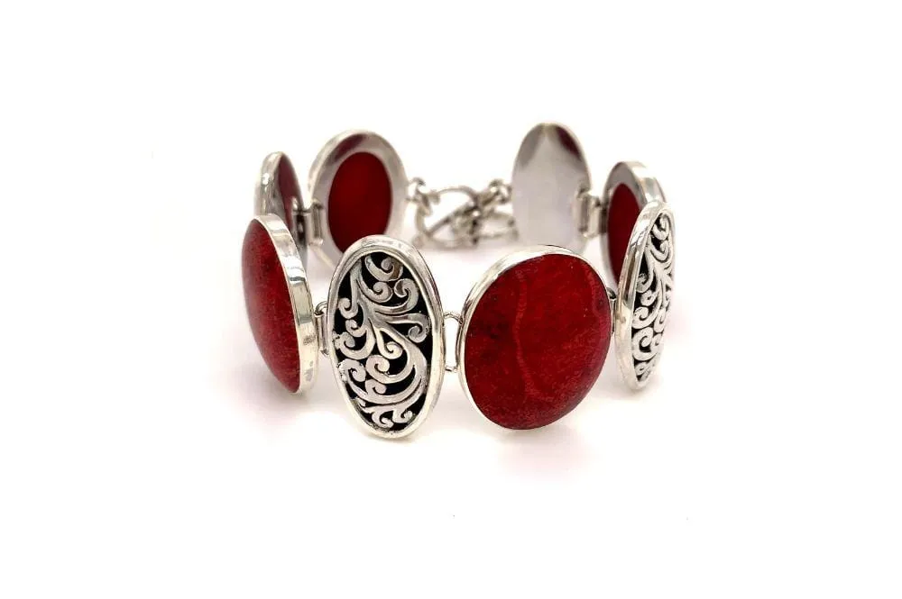 Expression Bracelet- Coral
