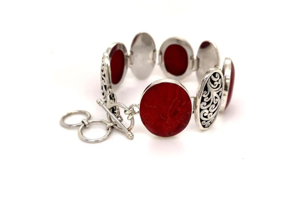 Expression Bracelet- Coral