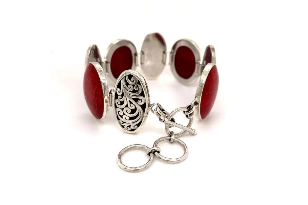 Expression Bracelet- Coral