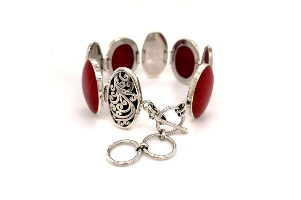 Expression Bracelet- Coral