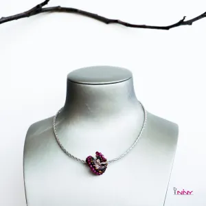 Gemstone Swirl Pendant