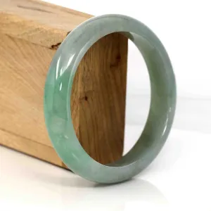 Genuine Burmese Green Jadeite Jade Bangle Bracelet ( 62.35 mm) #286