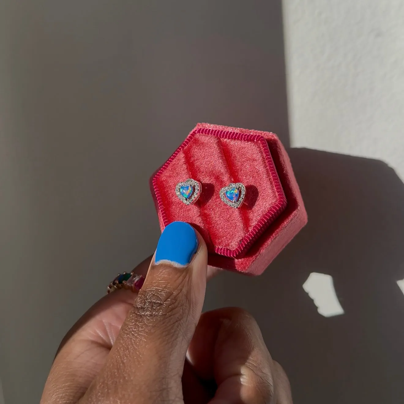Glow Radiant Heart Studs