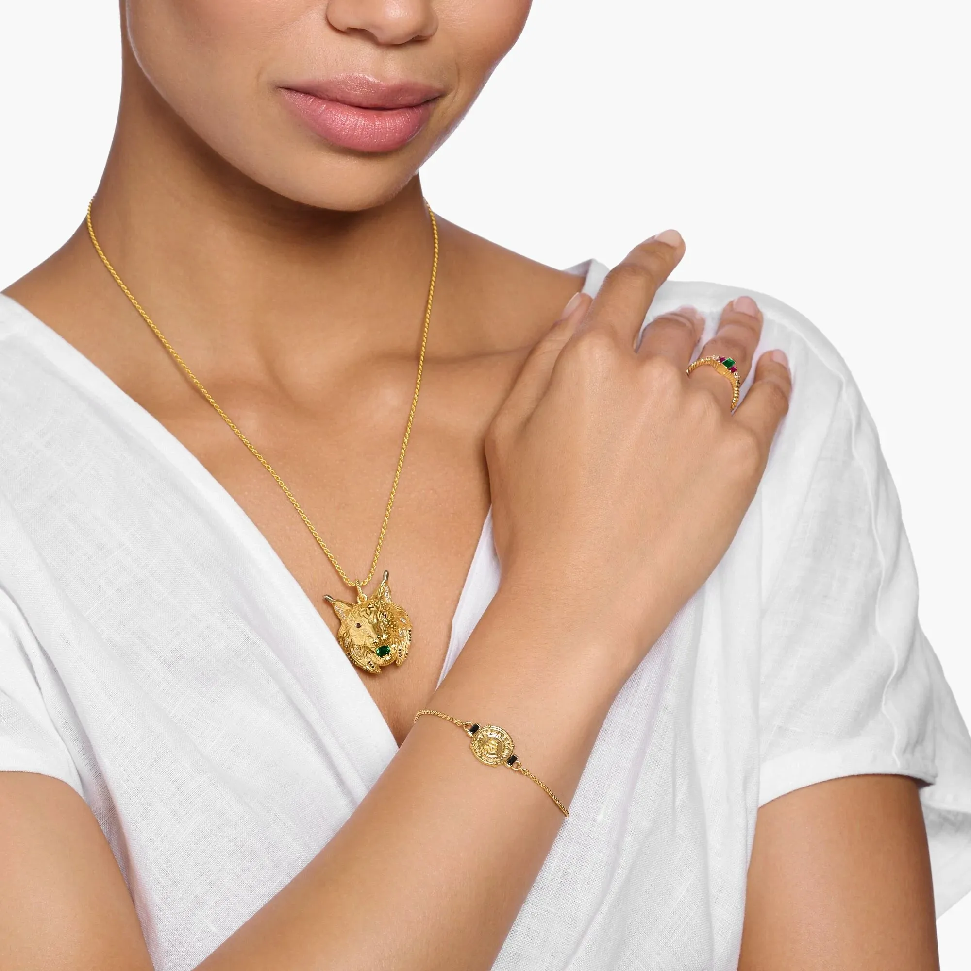 Gold Coin Bracelet