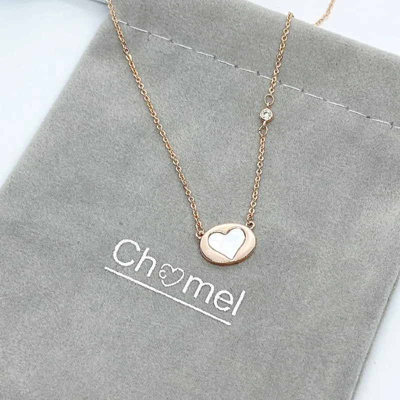 Heart Mother of Pearl Necklace