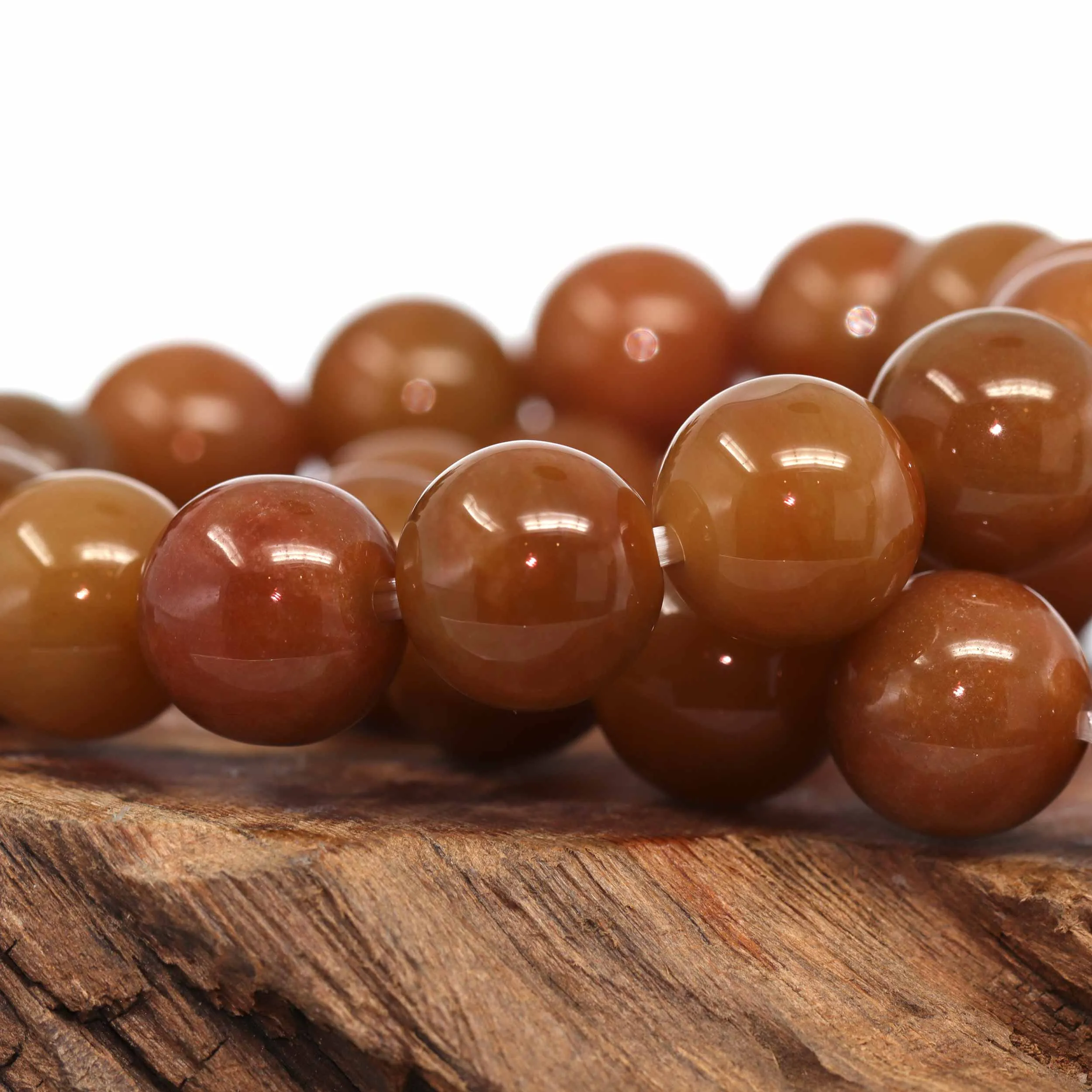 Jadeite Jade 13mm Red Round Beads Bracelet ( 13 mm ) For Men