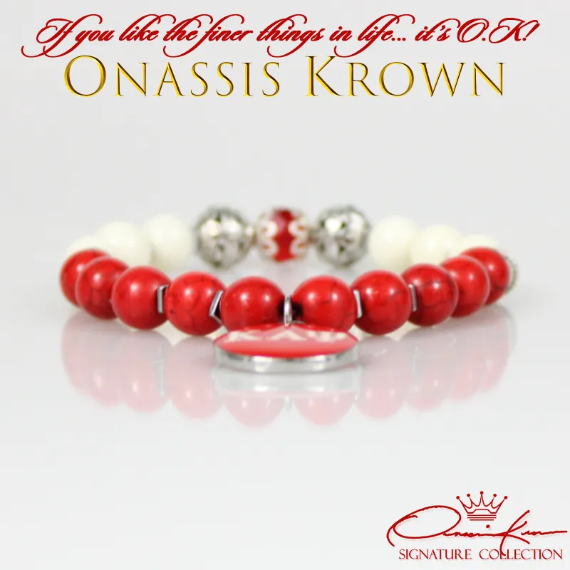 Kappa Greek Letter Bead Bracelet