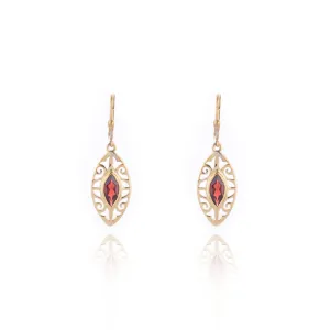 Kashvi, Gemstone Earrings in Gold Vermeil / Sterling Silver