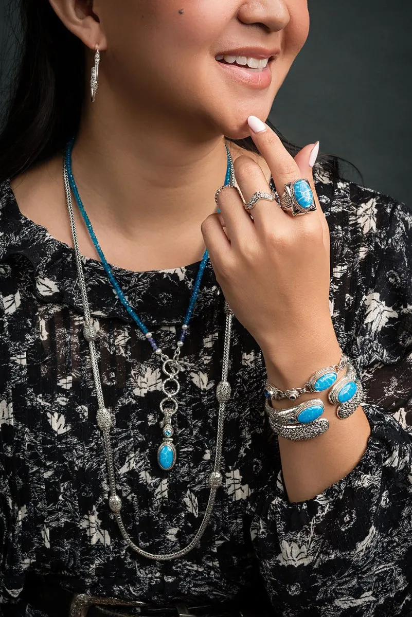 Key to Heaven Bracelet™ in Powder Blue Indonesian Coral