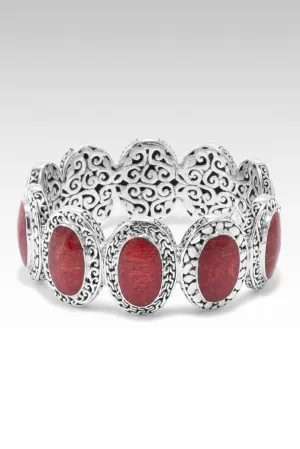 Kind Heart Bangle™ in Red Indonesian Coral