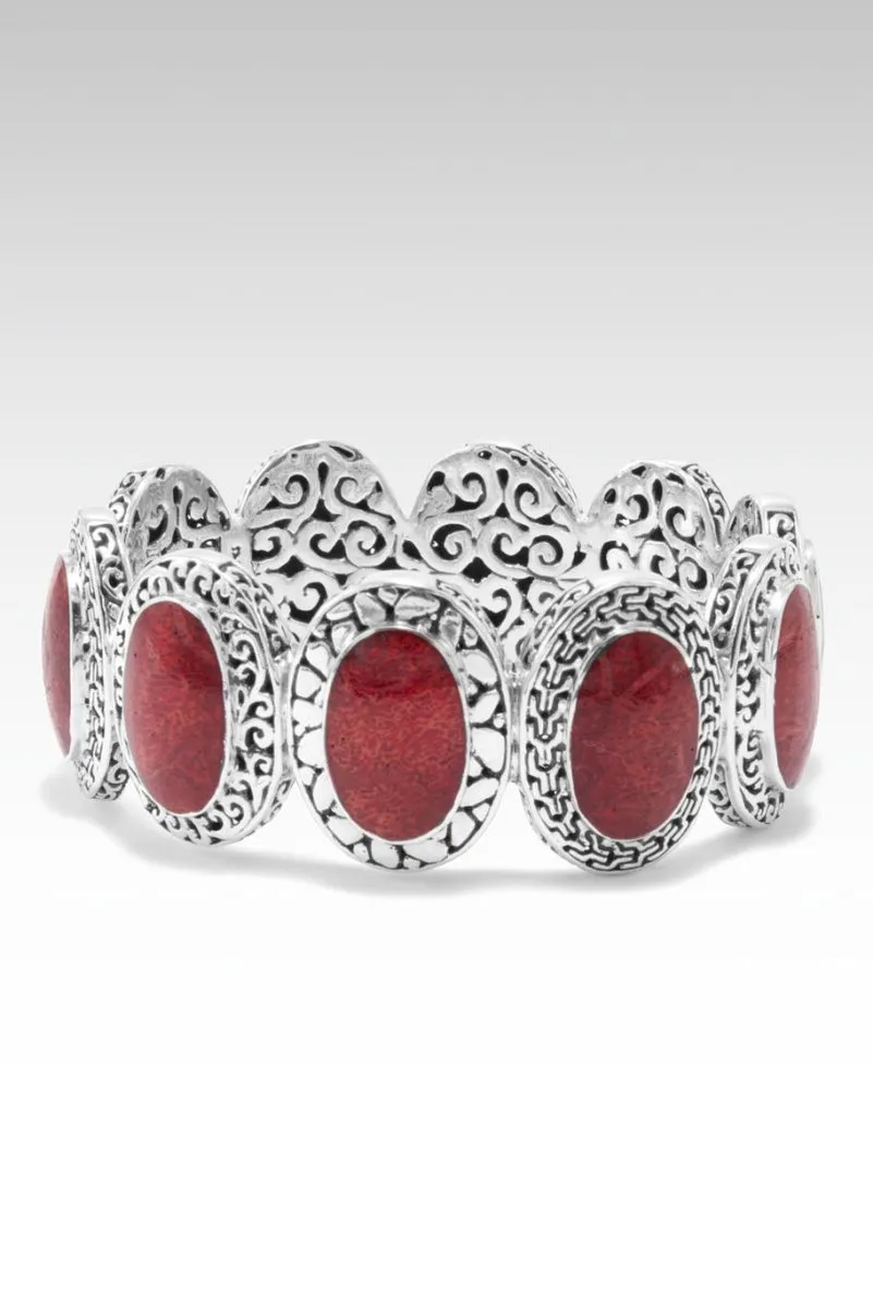 Kind Heart Bangle™ in Red Indonesian Coral