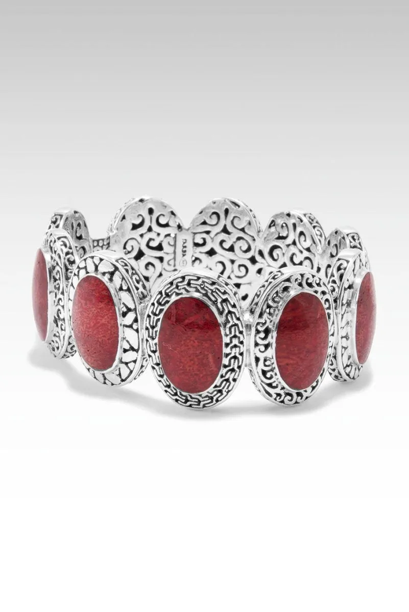 Kind Heart Bangle™ in Red Indonesian Coral