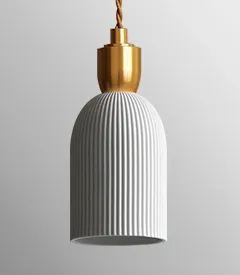 Langley Porcelain Bottle Pendant Lamp