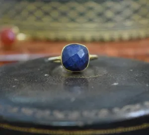 Lapis Lazuli Vermeil Ring