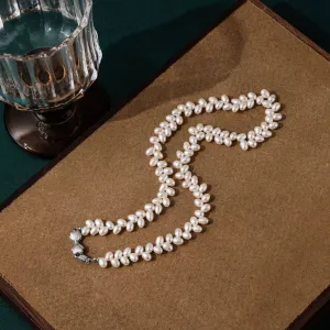 Leaf Pearl Necklace (US)