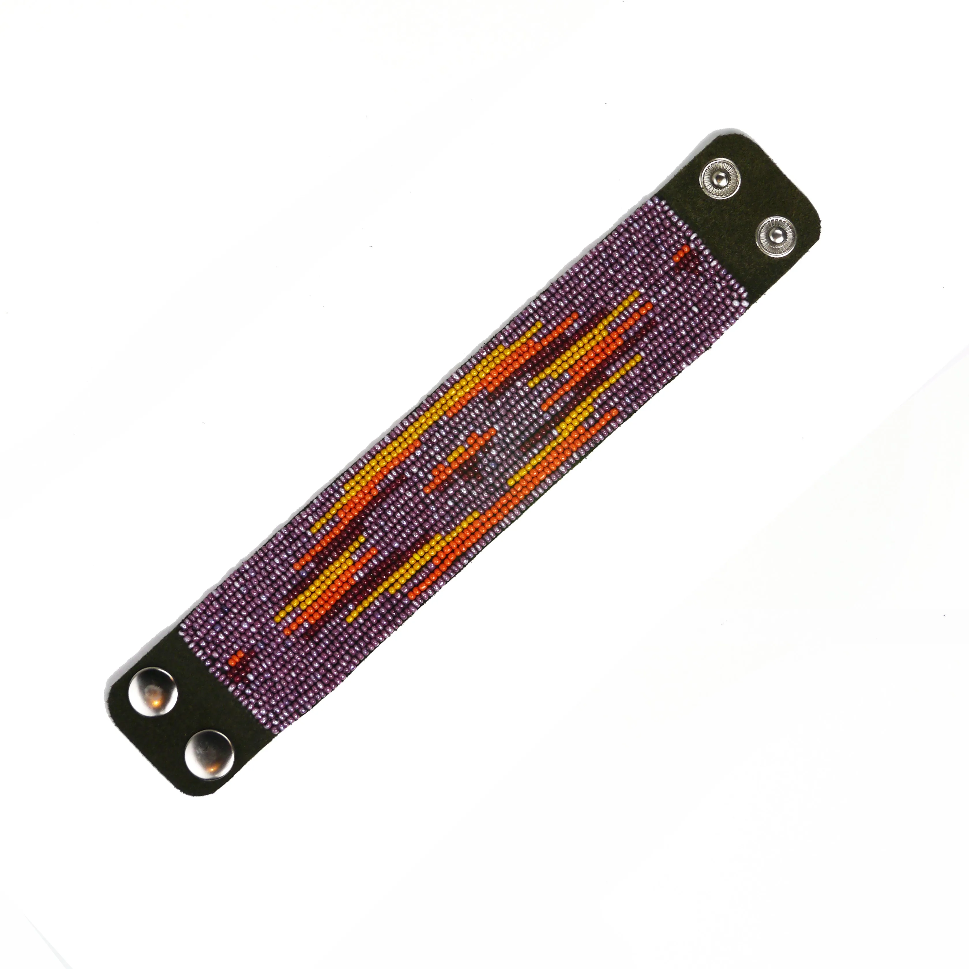 Mahandi - Leather Beaded Bracelet