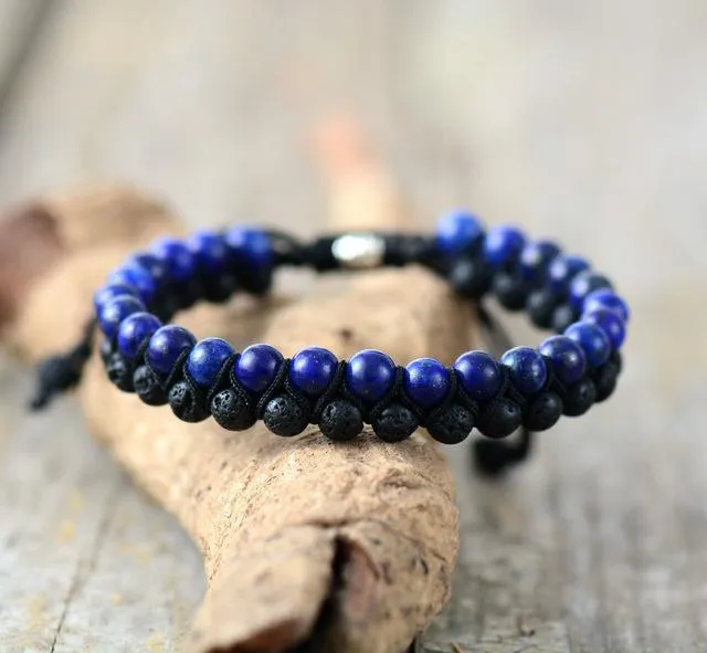 Matte Onyx Black Protection Bracelets For Men