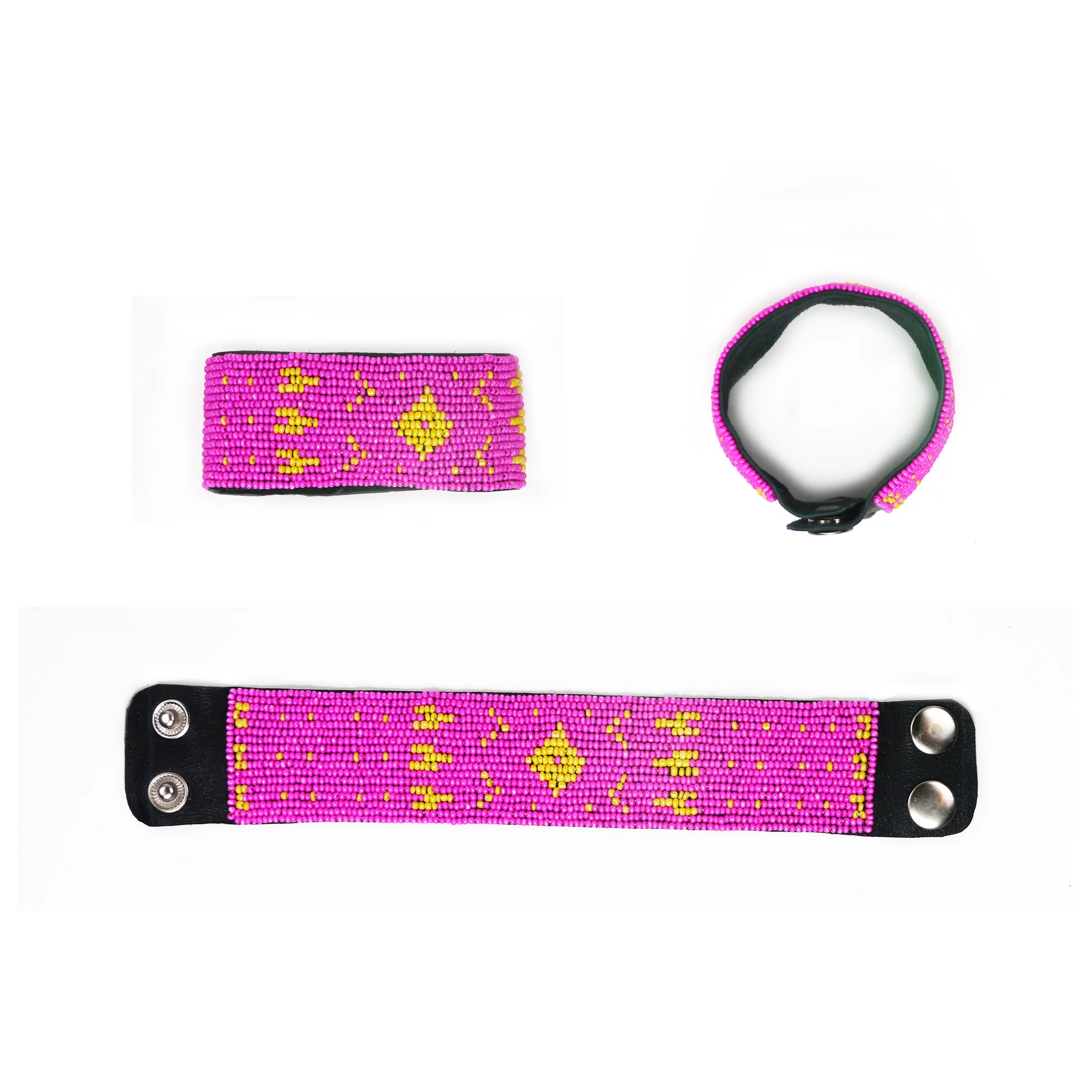 Mekong - Leather Beaded Bracelet