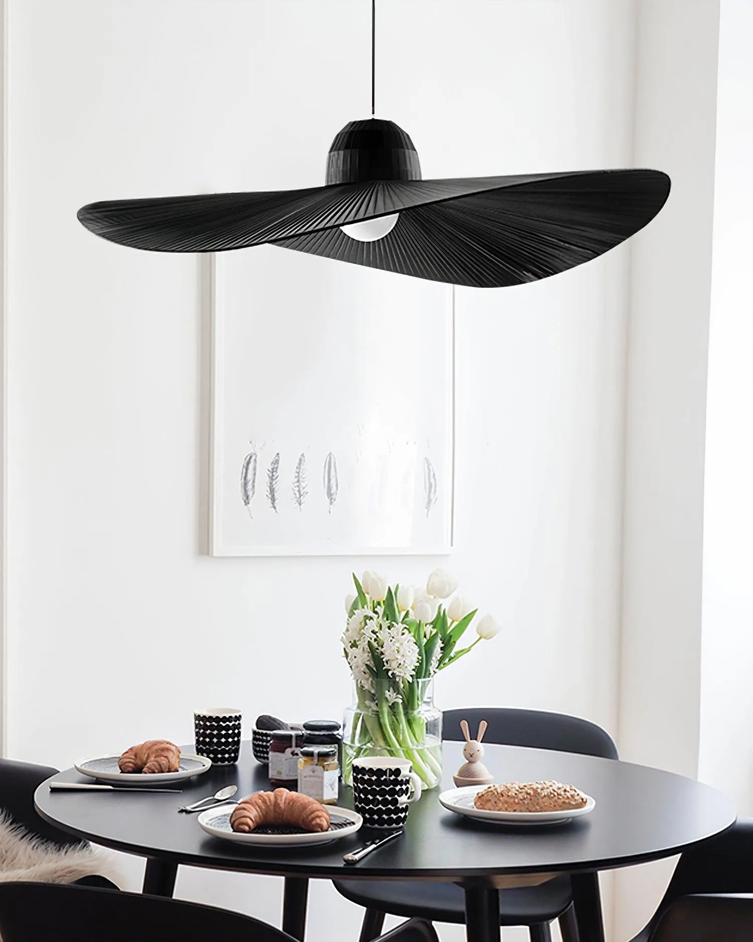 Moire Hat Pendant Lamp