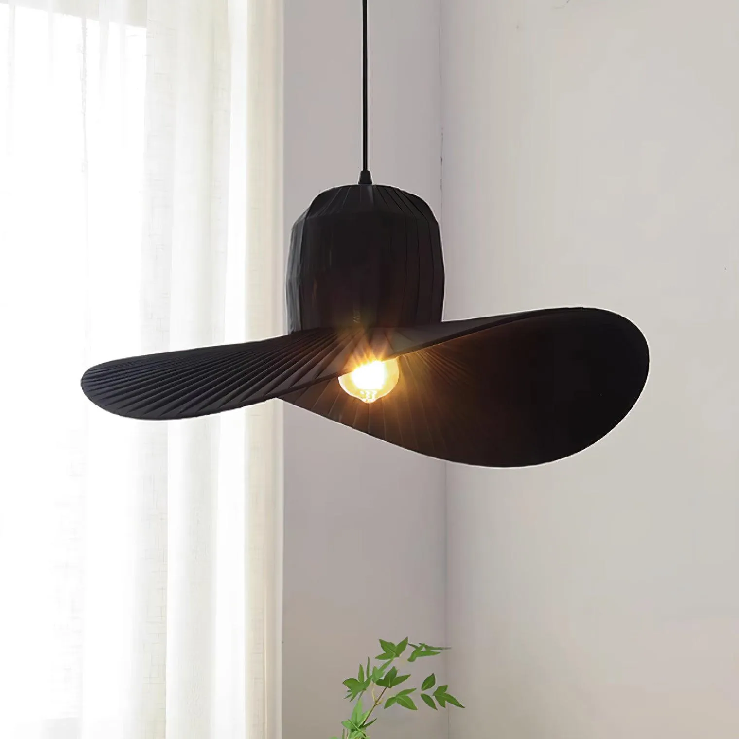 Moire Hat Pendant Lamp