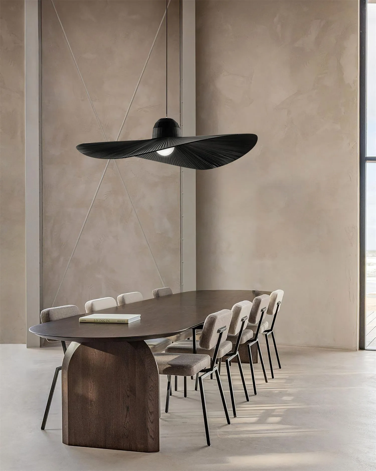 Moire Hat Pendant Lamp