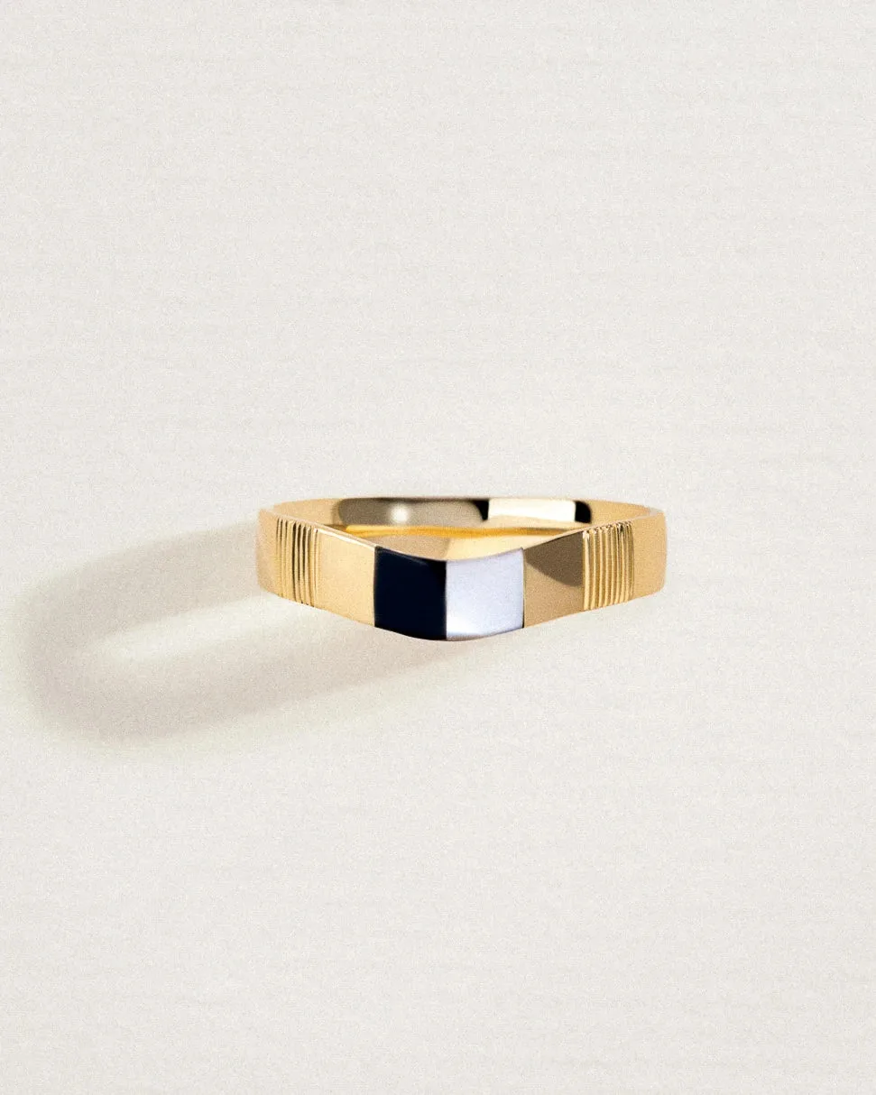 Moon Crest Ring