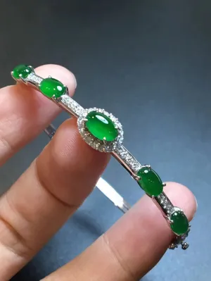 Natural Jade Bracelet Jadeite Bracelet NBT67