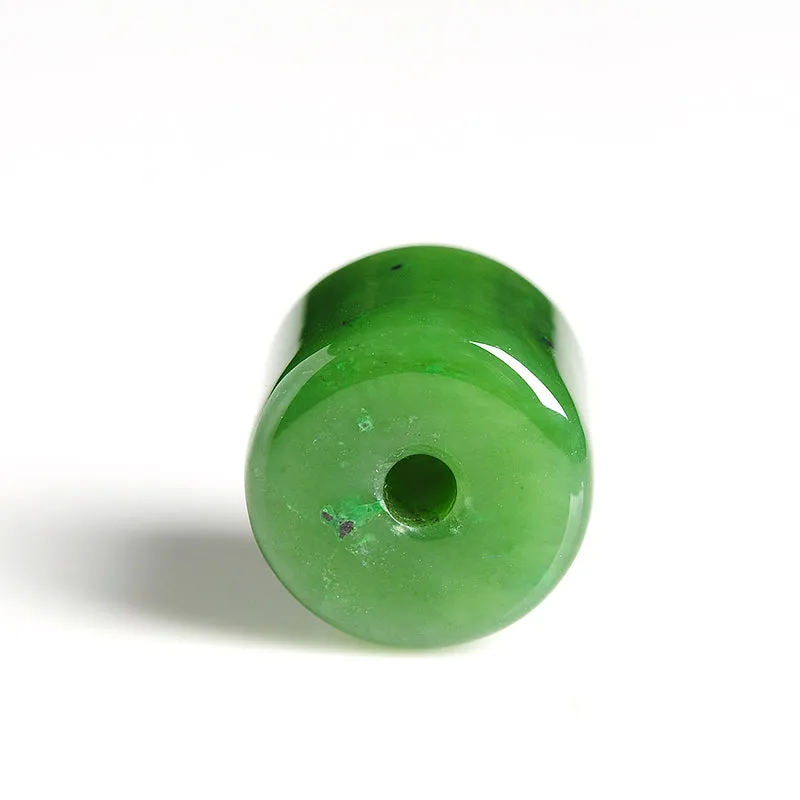 Natural Jade Pendant Nephrite Silver Pendant PT13