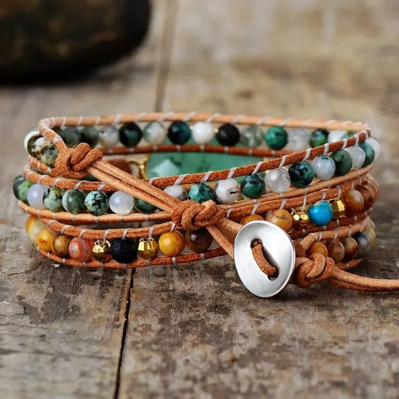 Natural Stone Lava Bracelet