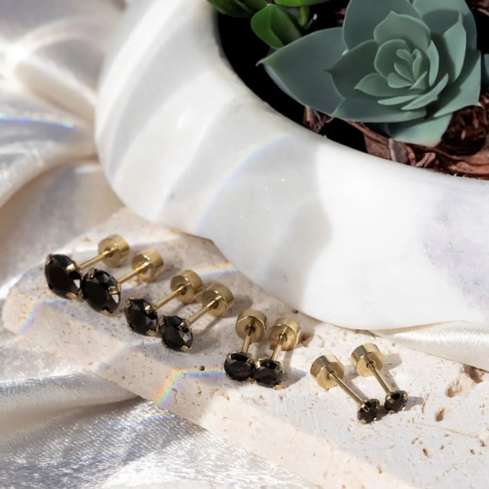 Onyx Stud Earrings
