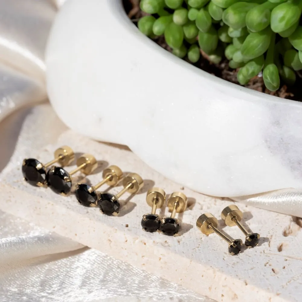 Onyx Stud Earrings