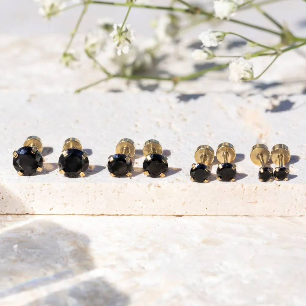 Onyx Stud Earrings