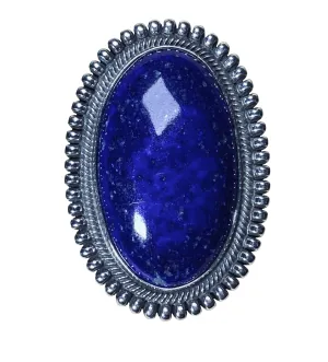 Oval Lapis Ring | Terry Martinez