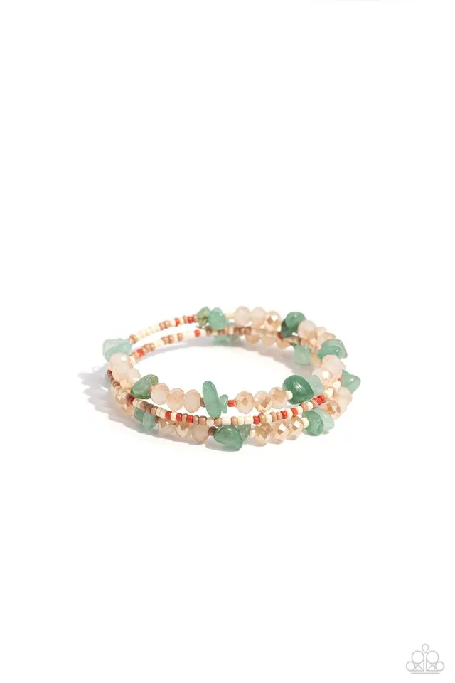 Paparazzi Bracelet ~ Notoriously Nuanced - Green