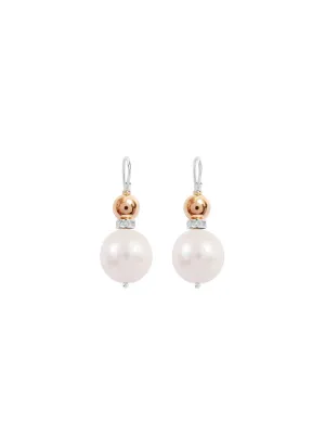 Pearl Double Ball Earrings