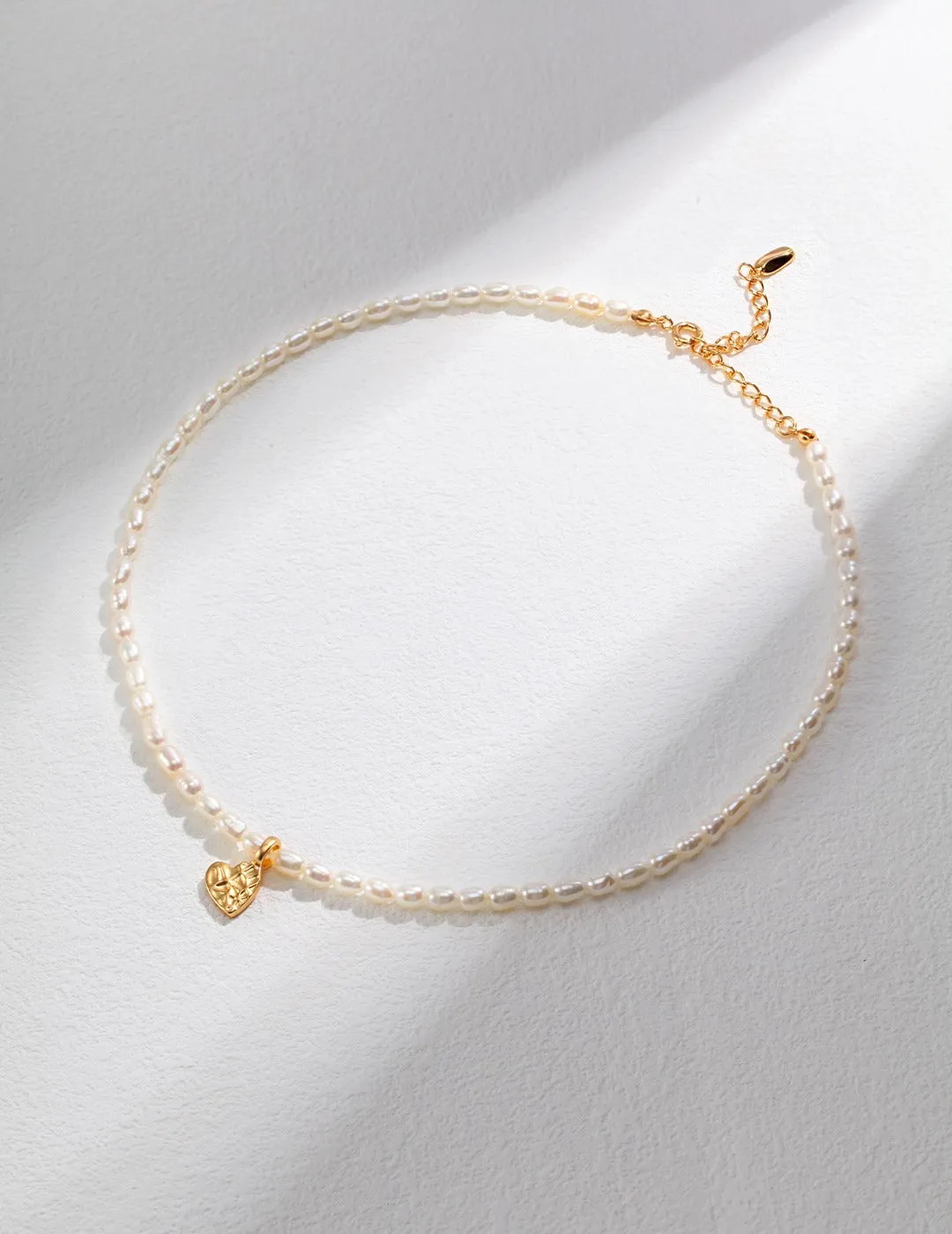 Pearl Heart Necklace