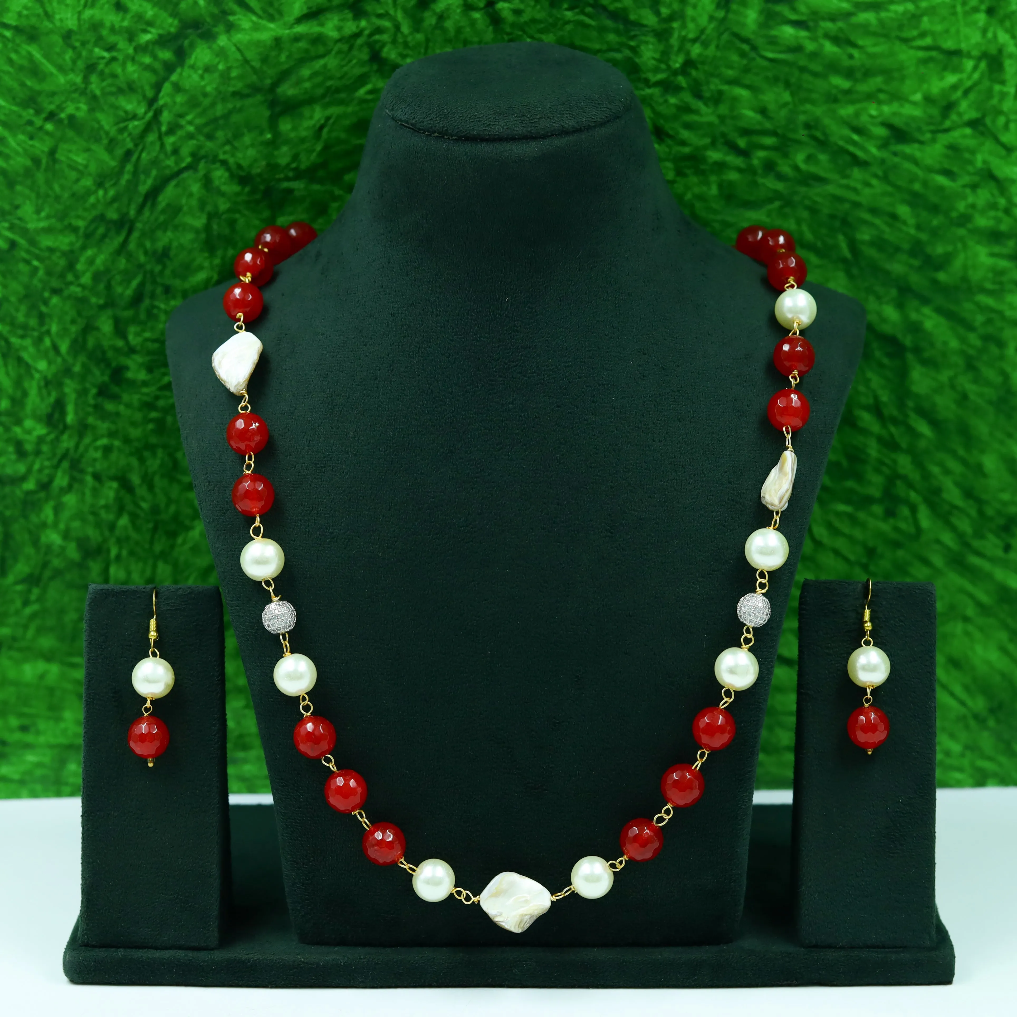 Pearl Necklace Set 14119-80