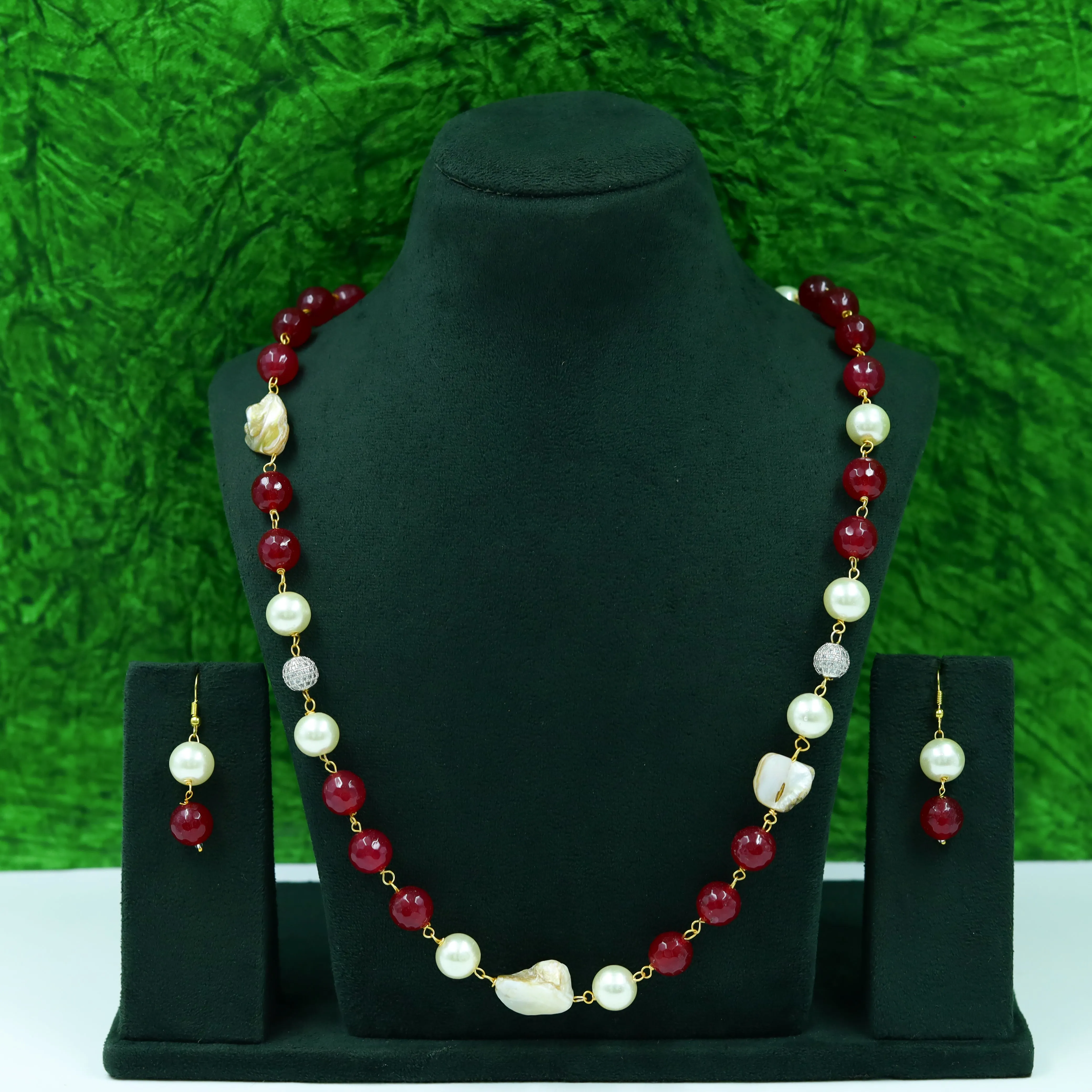 Pearl Necklace Set 14119-80