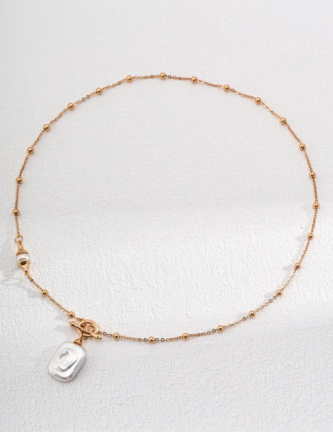 Pearl Toggle Necklace